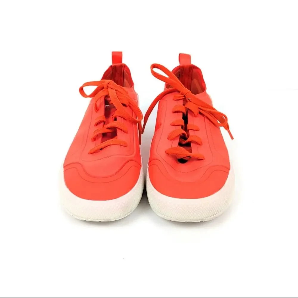 Adidas by Stella McCartney Womens Shoes Orange Treino Lace Up Sneakers Size 7